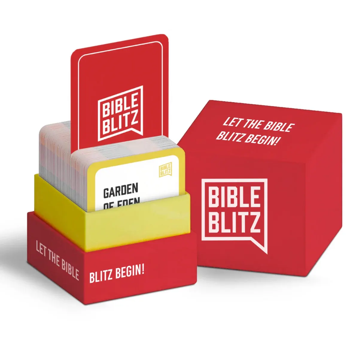 Bible Blitz card deck and box